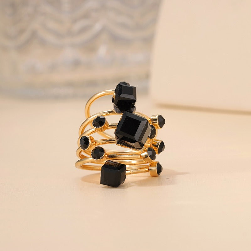 Oversize Multi Stone Rings for Women