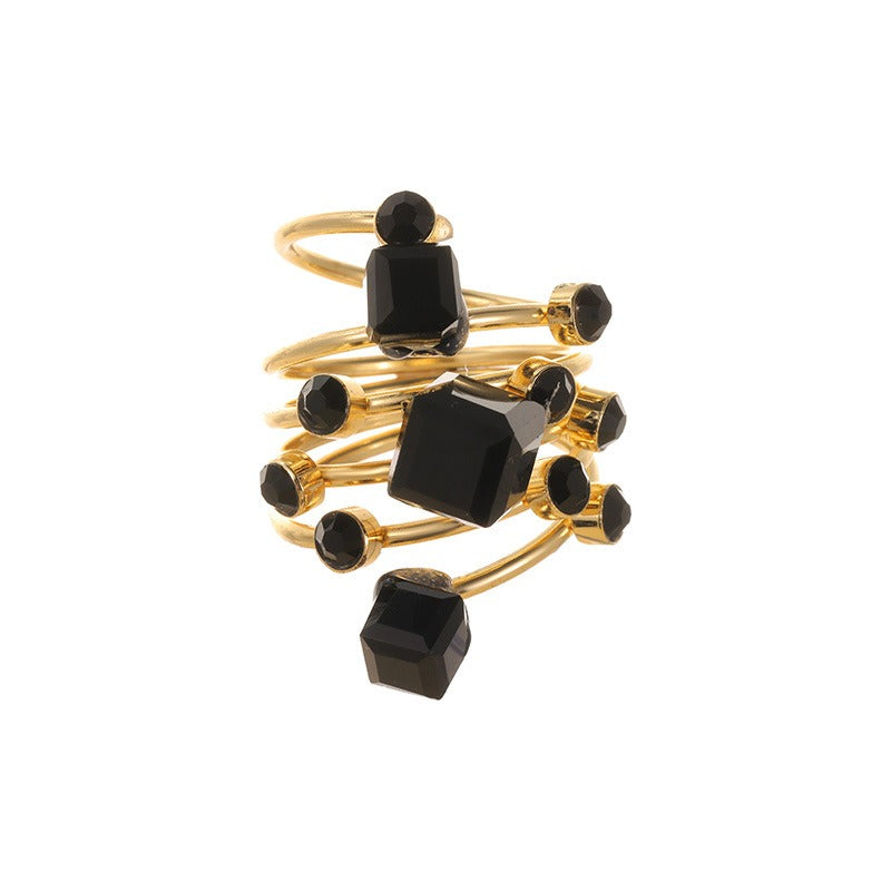 Oversize Multi Stone Rings for Women