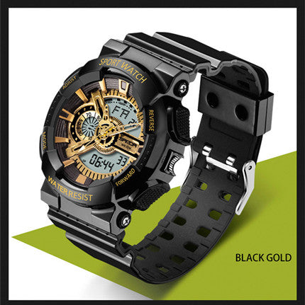 SANDA Men's LED Digital Watch waterproof sports military watch