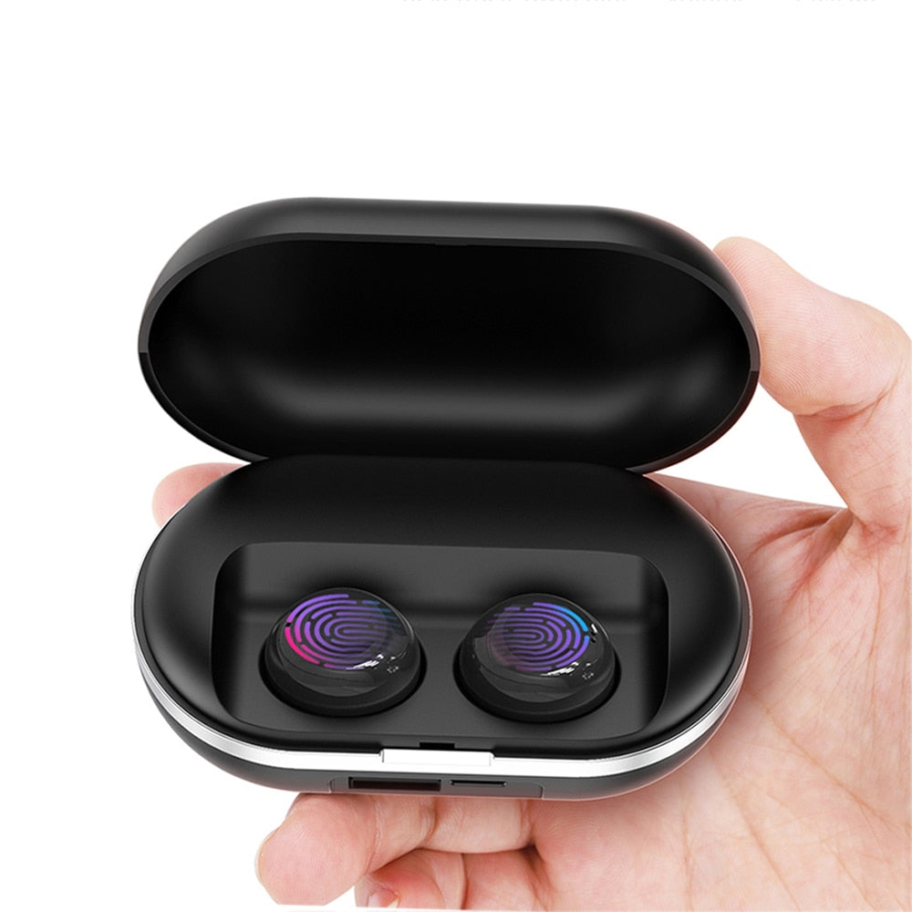 Touch Headset TWS Wireless Bluetooth Earphone Front View