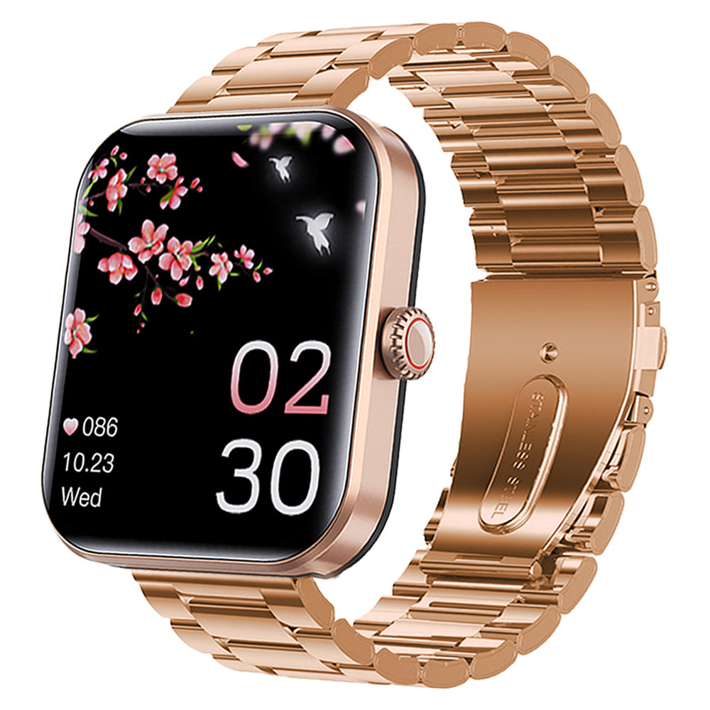 Smart Watch with Heart Rate, Blood Pressure, Body Temperature Monitoring, Sleep Tracking, Step Counter,