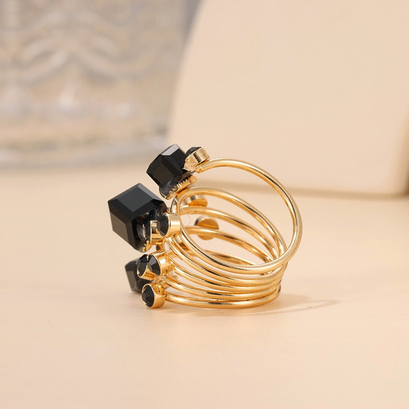 Oversize Multi Stone Rings for Women