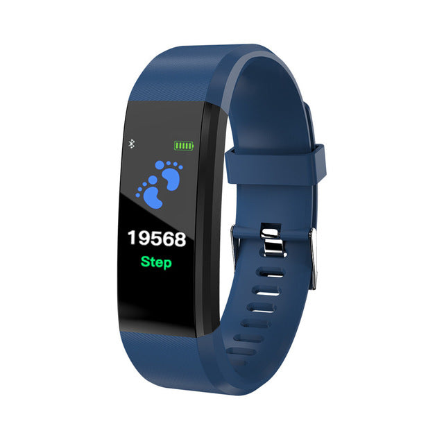 115 Plus Bluetooth Smart Watch Heart Rate Fitness Tracker