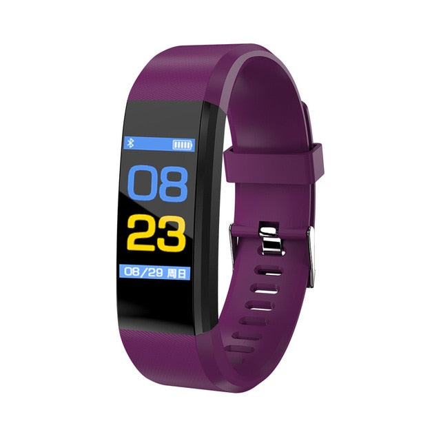115 Plus Bluetooth Smart Watch Heart Rate Fitness Tracker