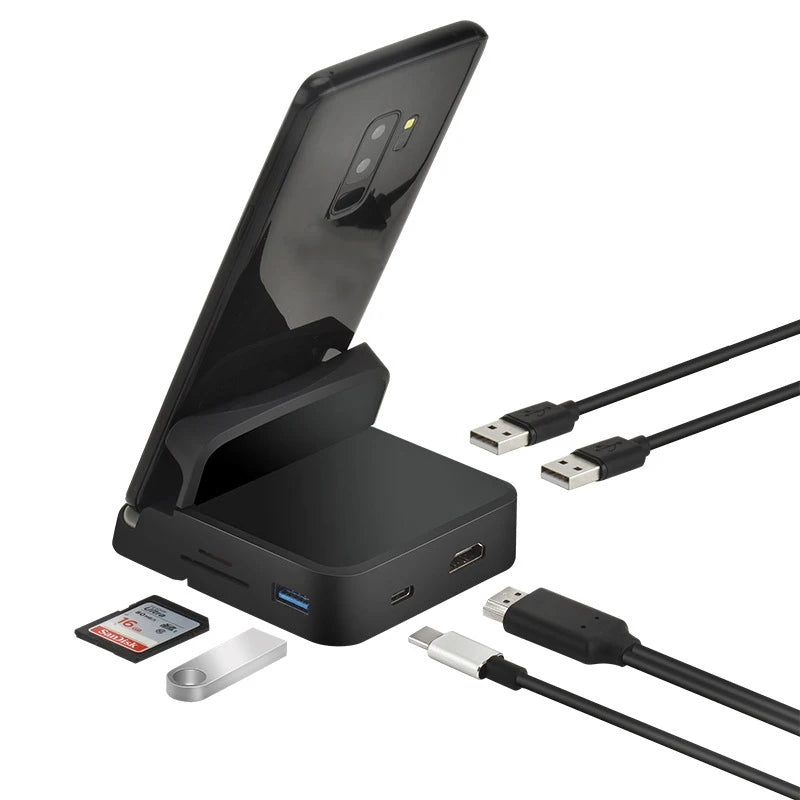 8 in 1 USB-C Hub Docking Station front view