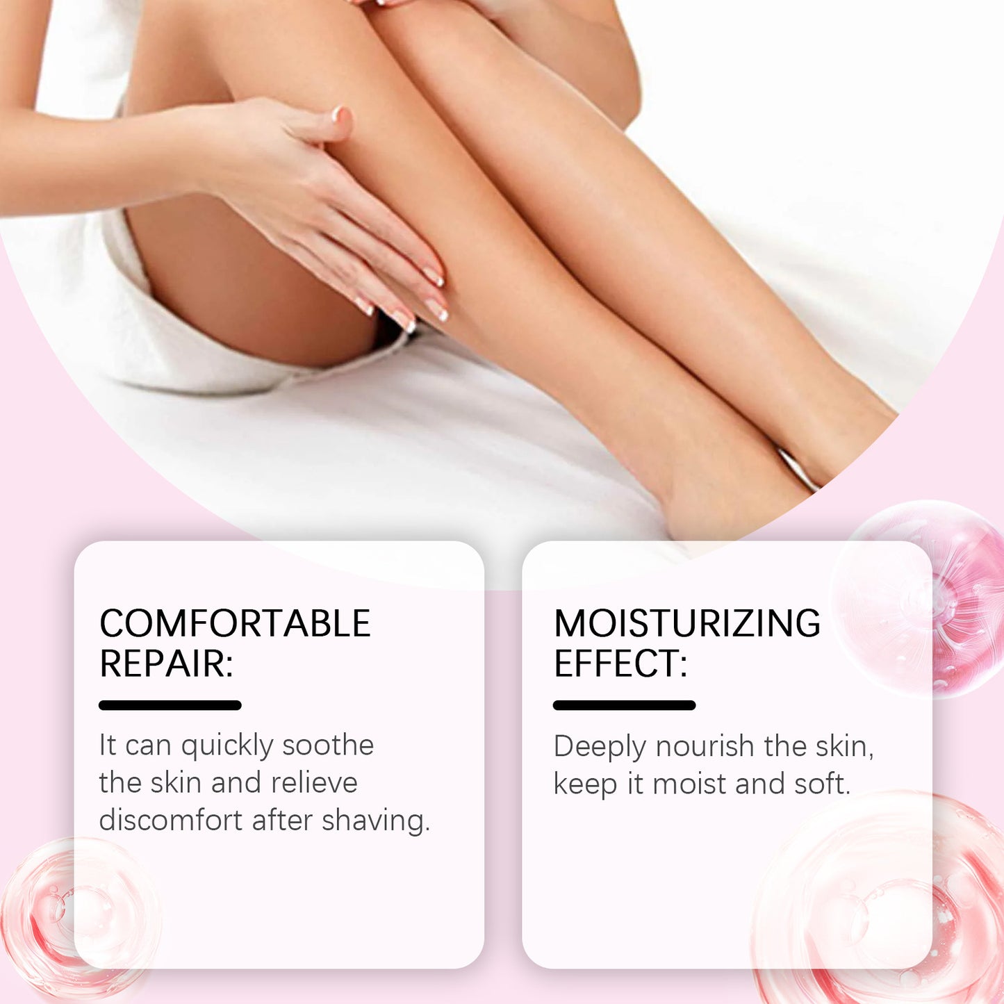 HOYGI Strawberry Scented Hair and After-Shave Care Essential Oil, Moisturizing and Nourishing for Smooth Skin Daily Care Oil