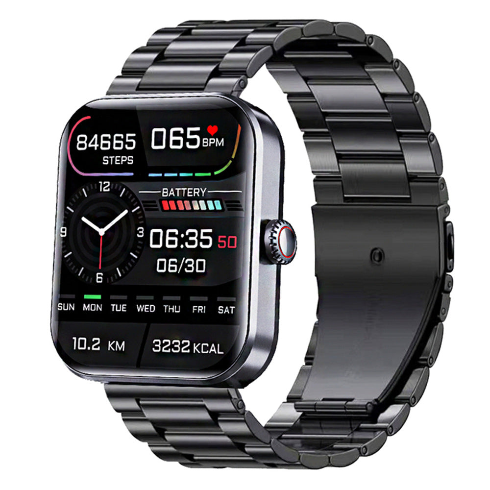 Smart Watch with Heart Rate, Blood Pressure, Body Temperature Monitoring, Sleep Tracking, Step Counter,