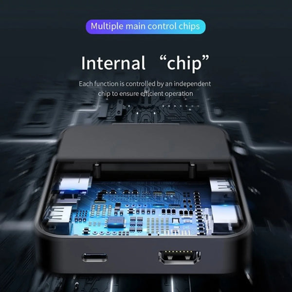 8 in 1 USB-C Hub Docking Station front view