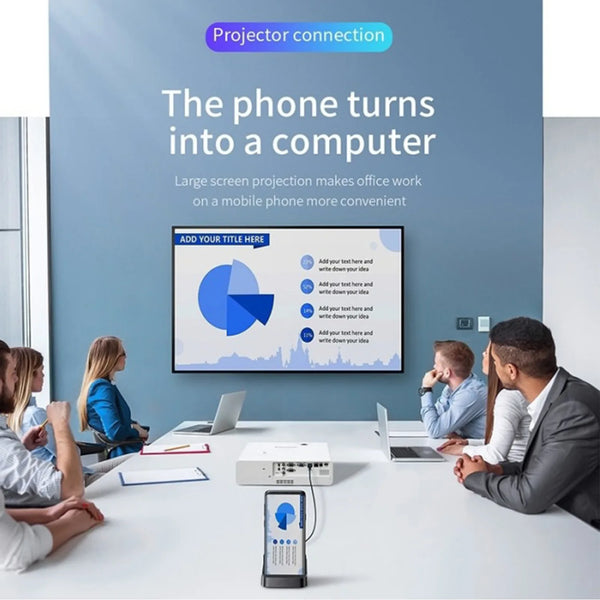8 in 1 USB-C Hub Docking Station front view