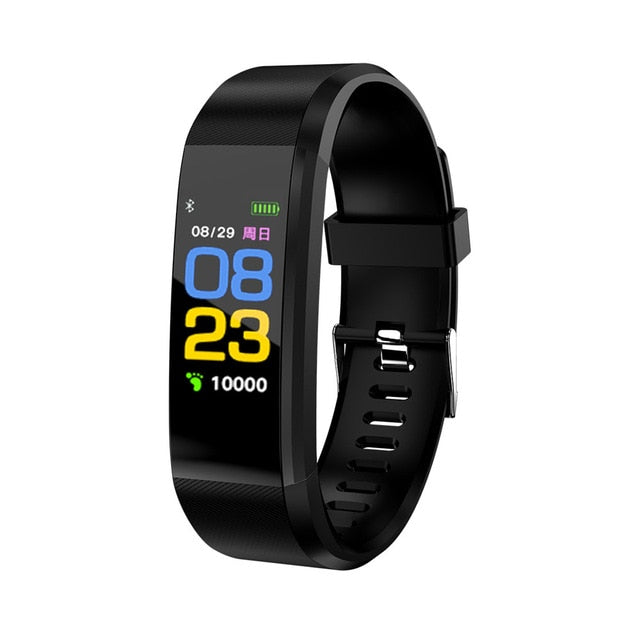 115 Plus Bluetooth Smart Watch Heart Rate Fitness Tracker