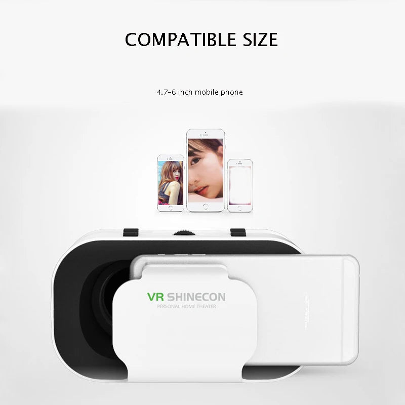 VR Shinecon Box 5 Mini VR Glasses Front View